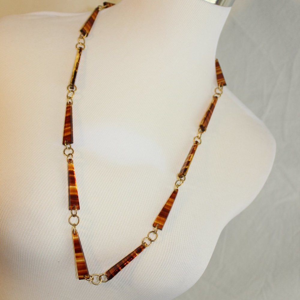 🤎 Tortise Necklace Beautiful Vintage Design